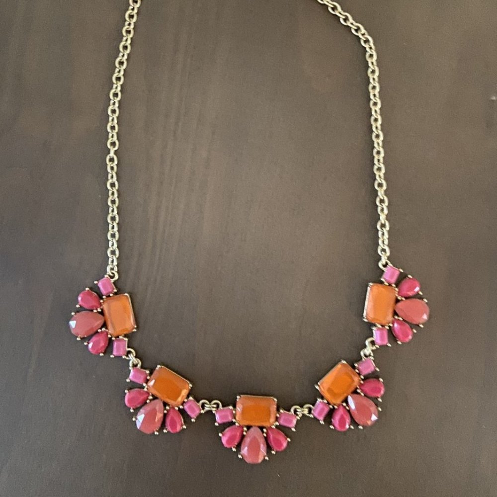 J. Crew Abstract Gem Necklace
